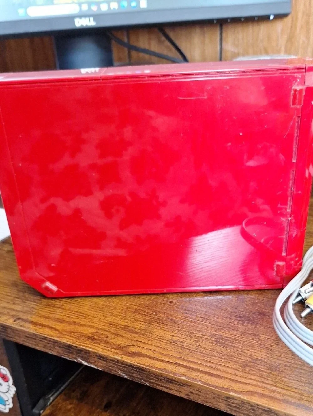 Nintendo Red Wii Console with Matching Red Remote